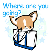 Kawaii Chihuahua (English) sticker #2752359