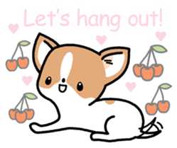 Kawaii Chihuahua (English) sticker #2752360