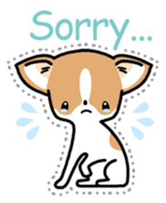 Kawaii Chihuahua (English) sticker #2752361