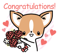 Kawaii Chihuahua (English) sticker #2752377