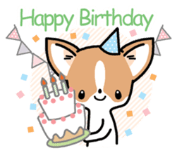 Kawaii Chihuahua (English) sticker #2752378