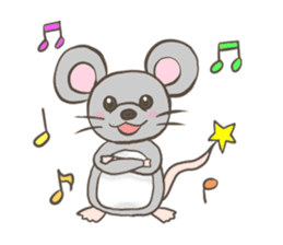 The mouse of virtue sticker #2752379