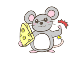 The mouse of virtue sticker #2752383