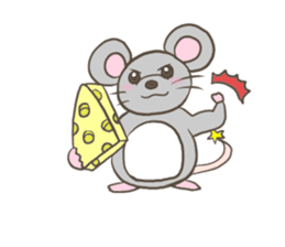 The mouse of virtue sticker #2752383