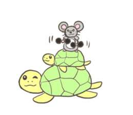 The mouse of virtue sticker #2752385