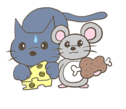 The mouse of virtue sticker #2752392