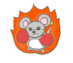 The mouse of virtue sticker #2752397
