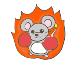 The mouse of virtue sticker #2752397