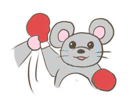 The mouse of virtue sticker #2752398