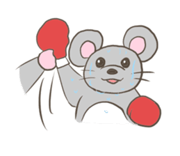 The mouse of virtue sticker #2752398