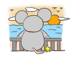 The mouse of virtue sticker #2752400