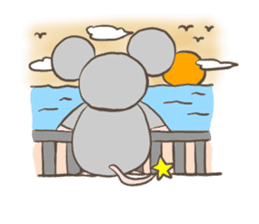 The mouse of virtue sticker #2752400