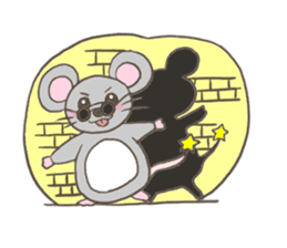 The mouse of virtue sticker #2752406