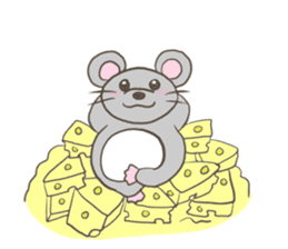 The mouse of virtue sticker #2752409