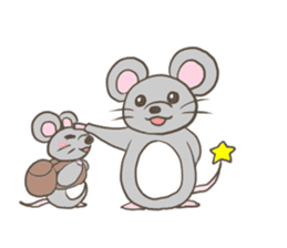 The mouse of virtue sticker #2752412