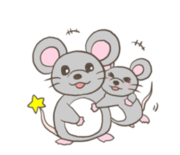 The mouse of virtue sticker #2752413