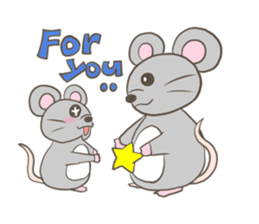 The mouse of virtue sticker #2752414