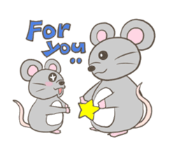 The mouse of virtue sticker #2752414