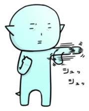 Blue goblin sticker #2752971