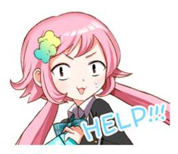 Help!!! Koigaoka Gakuen Otasuke Club sticker #2753218