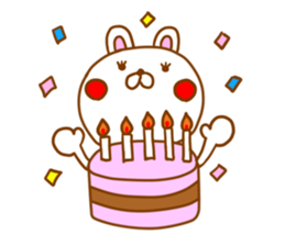 White Rabbit Usadon sticker #2753435