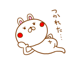 White Rabbit Usadon sticker #2753455
