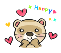 Ferret Good luck(English) sticker #2753611