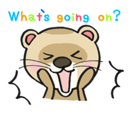 Ferret Good luck(English) sticker #2753621