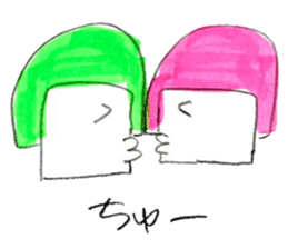 Around thirty office lady  Kamaboko chan sticker #2753961