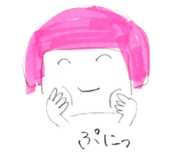 Around thirty office lady  Kamaboko chan sticker #2753987