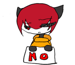 Mini devil sticker #2754115