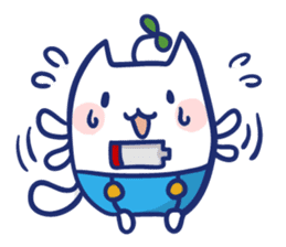 Space cat Kabu sticker #2754276