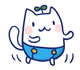Space cat Kabu sticker #2754279