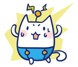 Space cat Kabu sticker #2754280