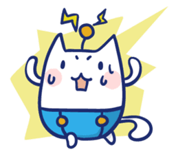 Space cat Kabu sticker #2754280