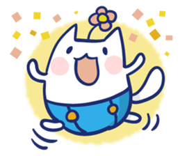 Space cat Kabu sticker #2754282