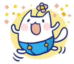 Space cat Kabu sticker #2754282