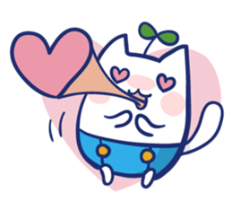 Space cat Kabu sticker #2754283