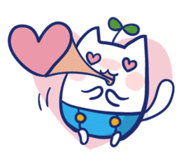 Space cat Kabu sticker #2754283