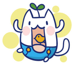 Space cat Kabu sticker #2754288