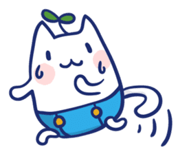 Space cat Kabu sticker #2754290