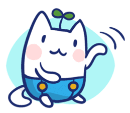 Space cat Kabu sticker #2754294