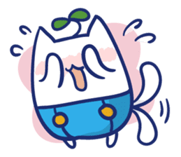 Space cat Kabu sticker #2754300