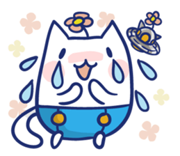 Space cat Kabu sticker #2754306