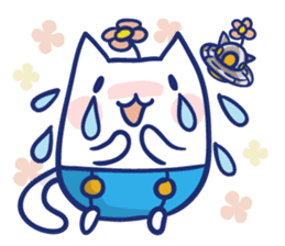 Space cat Kabu sticker #2754306
