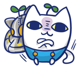 Space cat Kabu sticker #2754309
