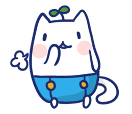 Space cat Kabu sticker #2754311