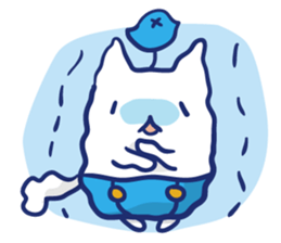 Space cat Kabu sticker #2754313