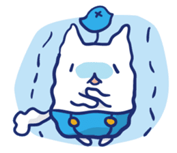 Space cat Kabu sticker #2754313