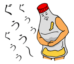 octopus dumplings and mayonnaise sticker #2754705